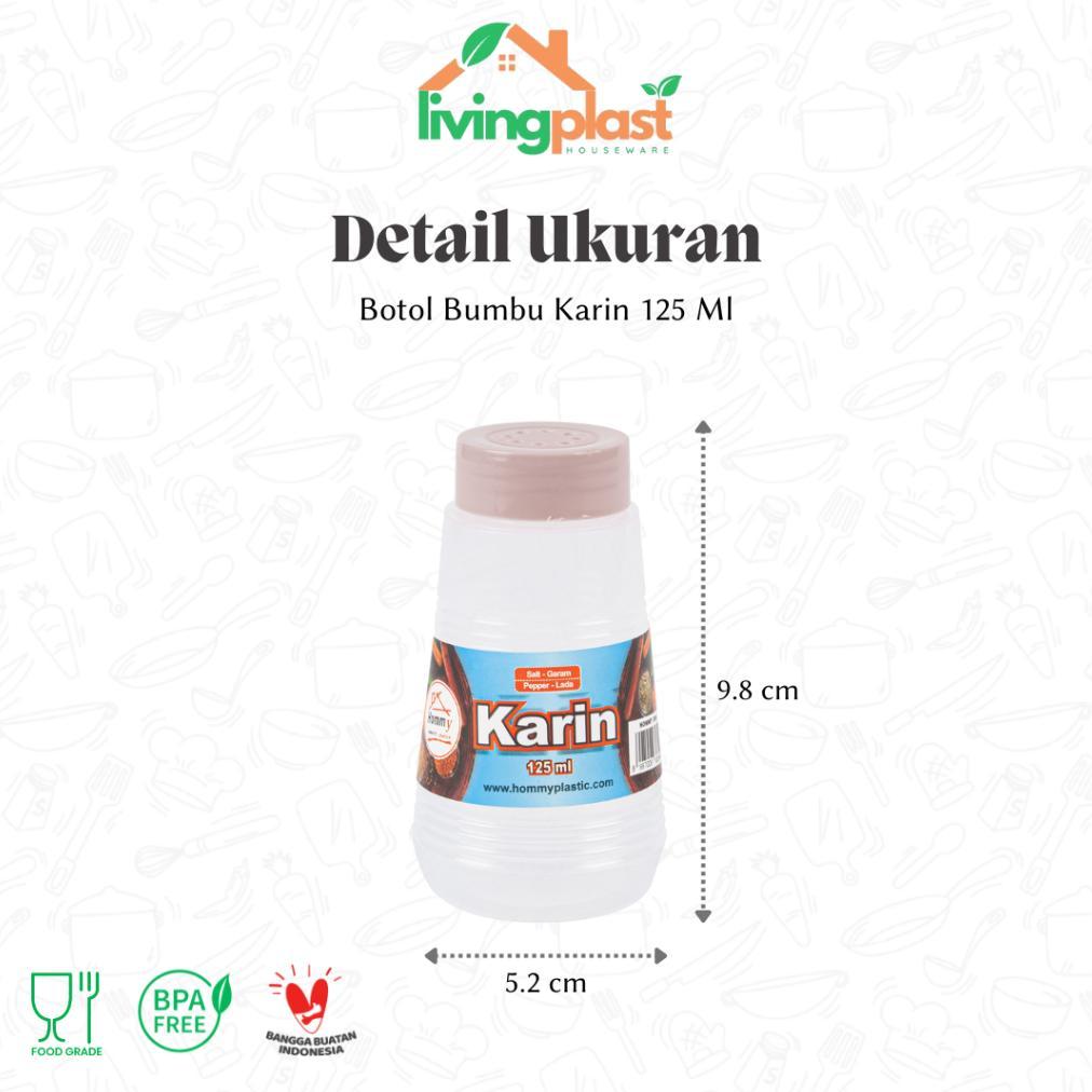 BIG SALE Botol Lada Karin 125 Ml / Botol Bumbu Mini / Tempat Bumbu Dapur / Botol Plastik Kecil