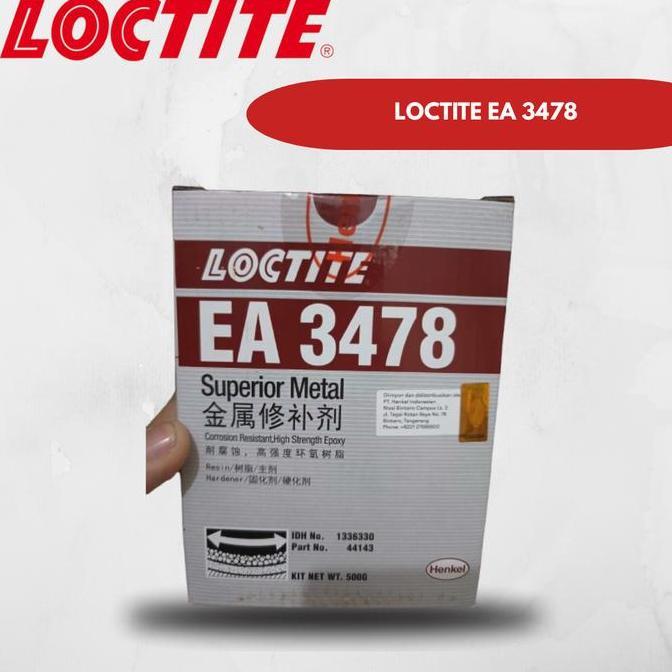 restyreyn- LOCTITE Fixmaster Superior Metal EA 3478 Epoksi Logam 500ml - Resin & Pengeras Kuat Anti-