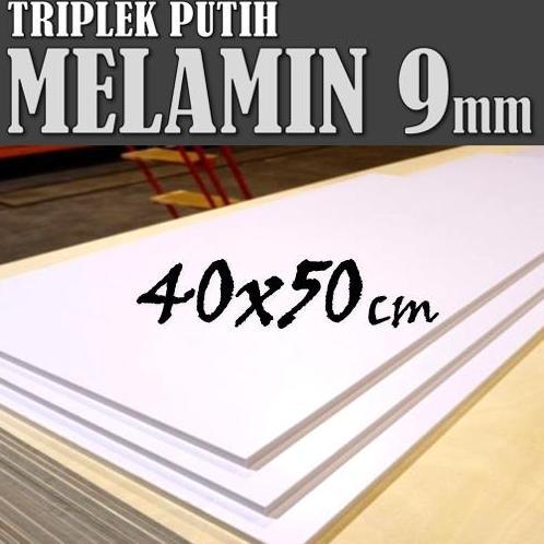 TRIPLEK MELAMIN 9mm 40x50 cm | TRIPLEK PUTIH 9mm 50x40 cm