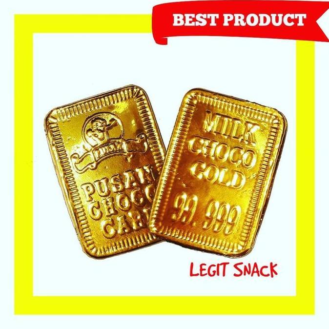 READY COKLAT BATANG EMAS / COKELAT BATANGAN MAS / GOLD BAR CHOCOLATE 50 PCS