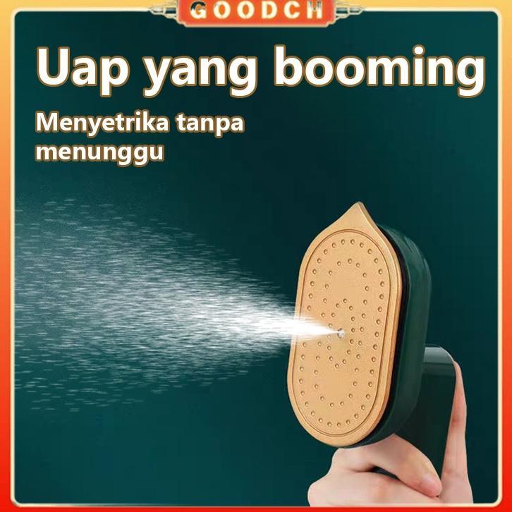 big sale goodch setrika uap genggam portable mesin setrika baju mini usb rechargeable, hemat energi,