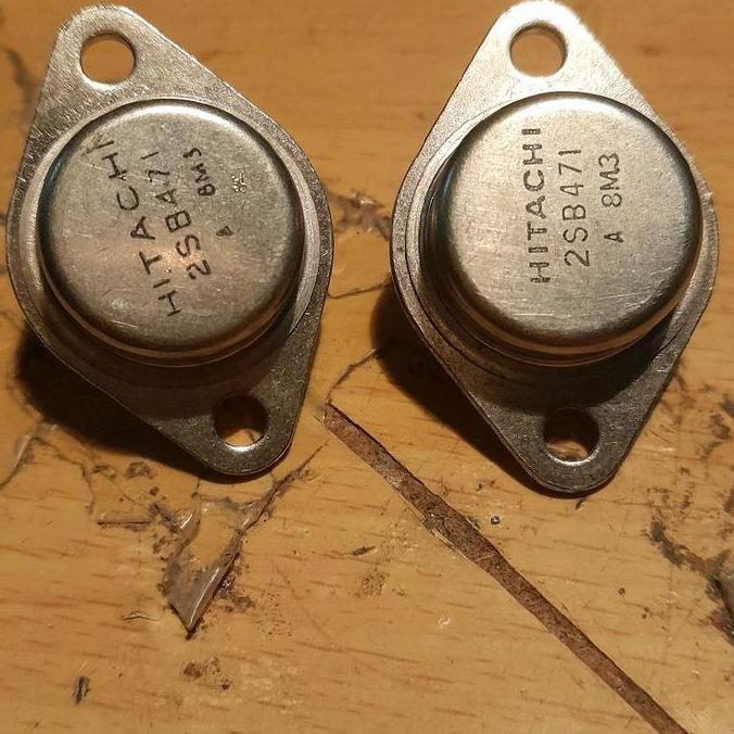 TRANSISTOR GERMANIUM 2SB471 2SB 471 B471 PNP HITACHI NOS IDENTIK B337 BBM27