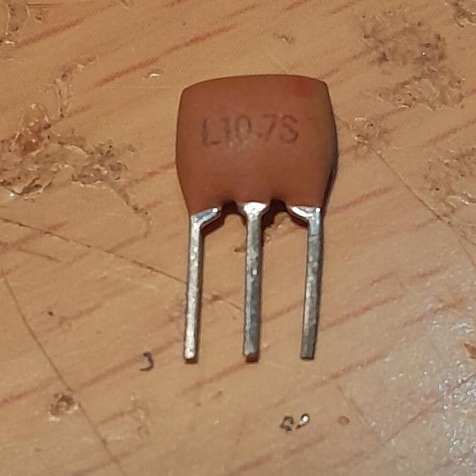 FILTER XTAL CRYSTAL 10.7 MHZ 10.7MHZ BBM27