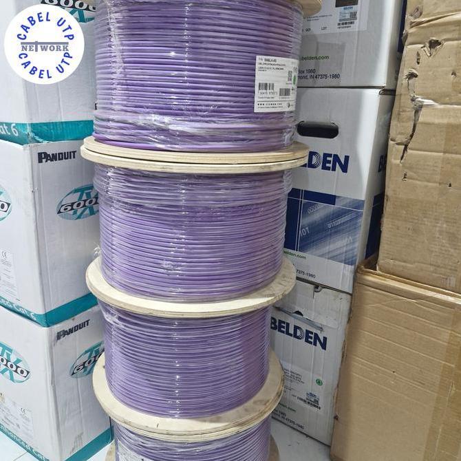 Ready SIEMON Cat.6A Kabel F/UTP Cat.6A 10GIG  P/N 9A6L4-A5 4Pair 23Awg LSOH Violet/Ungu @305 Meter m