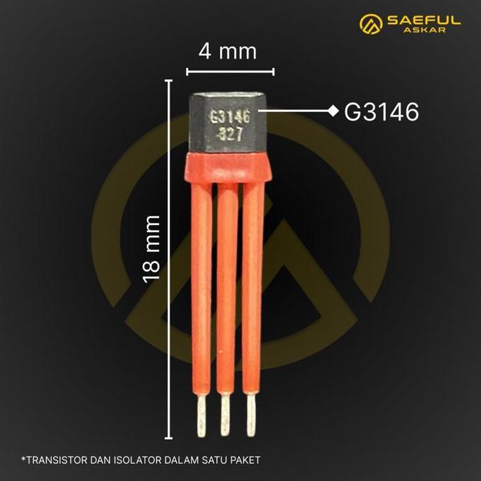 Ready Transistor Hall Effect Sensor Magnetic Dinamo BLDC G3146/TO-92S Sepeda Listrik Motor Listrik m