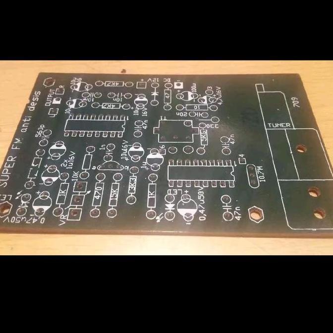 PCB SUPER FM TUNER RADIO FM - UNTUK PRAKTEK SKOLAH BBM27