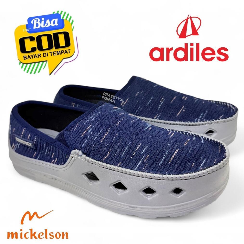 HOT Sepatu Ardiles Slip On Pria Oxxyon Abu Original - Slip On Ardiles Pria