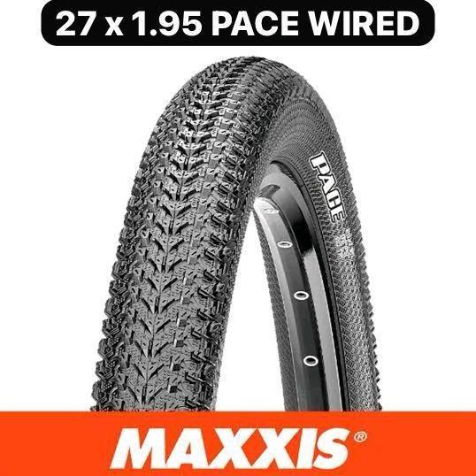 Maxxis 27.5 x 195 PACE Wired 60 TPI 65 Psi Ringan - Ban Luar 27.5 x 1.95 Maxxis Pace Wire Satuan
