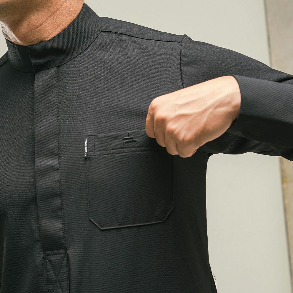 Cuci Gudang Khoirummah Jubah Sultan | Jubah Polos Sultan | Gamis Pria Dewasa Lengan Panjang | Black