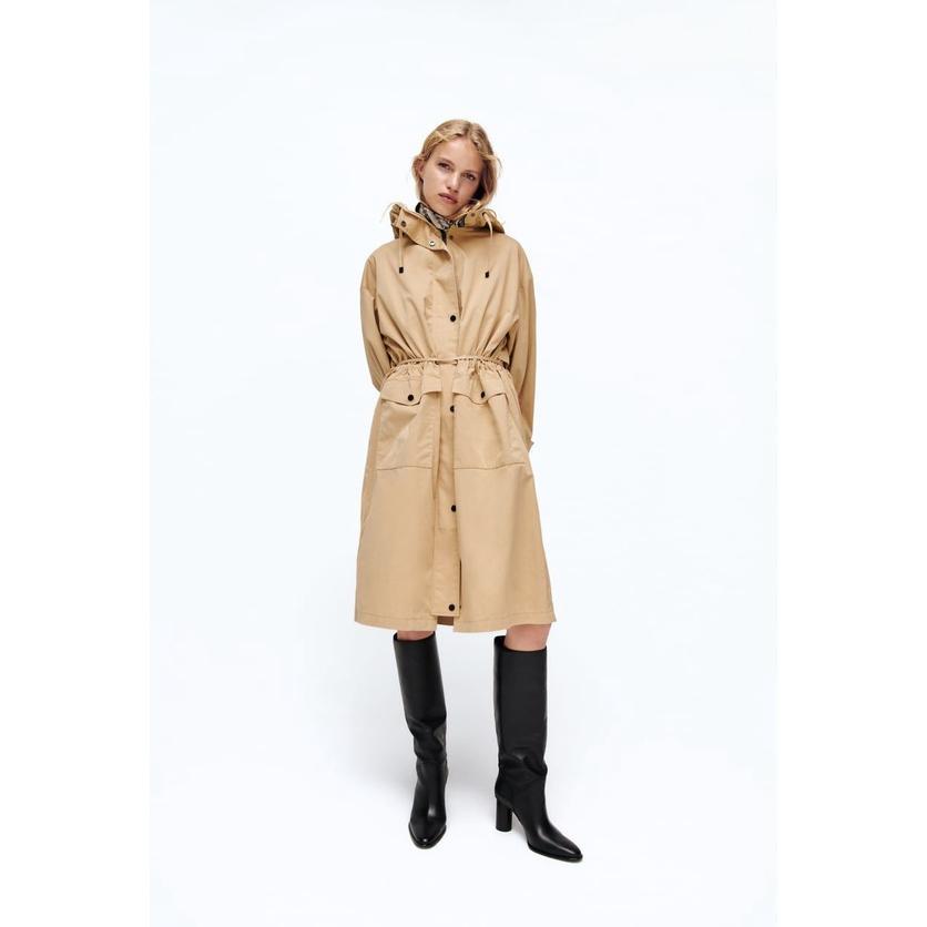 New Product Zr Oversize Trench Coat With Pocket