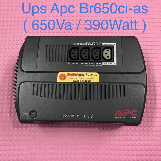 UPS APC 650VA UPS APC TYPE BR650CI-AS