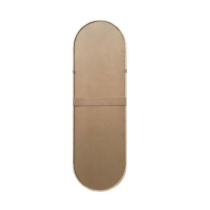 Informa 50X100 cm Cermin Dinding Wooden Oval Kaca Rias Dekorasi Ruangan Pantulan Diri Cermin Gantung