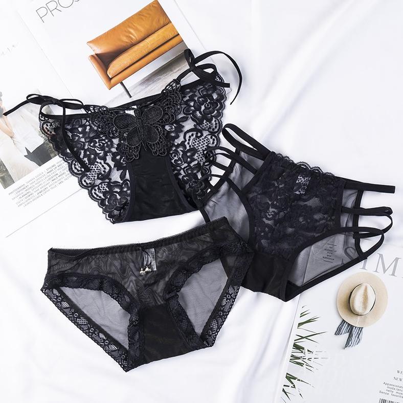 HOT DEALS Celana Dalam Brokat Renda Halus Dan Modis Cd Transparan /Celana seksi wanita mulus
