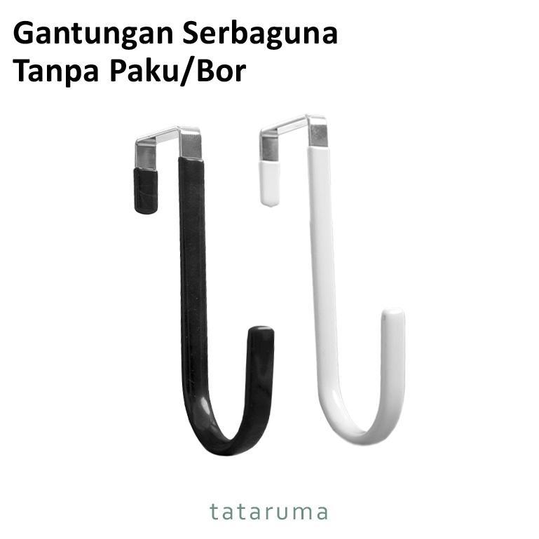 NEW TATARUMA Rami - Gantungan Besi Single Serbaguna Tanpa Paku/Bor [terbaik][terlaris]