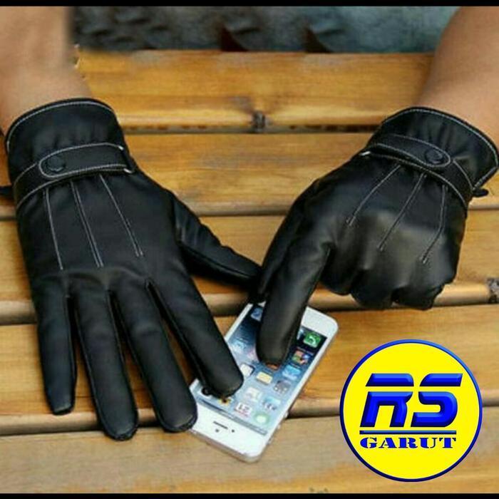 Sarung Tangan Kulit Asli Sarung Tangan Motor (Rs312) Original Dan Terpercaya