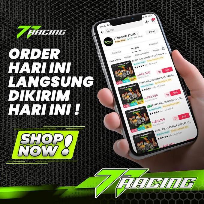 PAKET 77 RACING KIRIAN FULL UPGRADE VARIO 125 OLD-VARIO 150 PCX 150-ADV 150 77 RACING PAKET CVT LENG