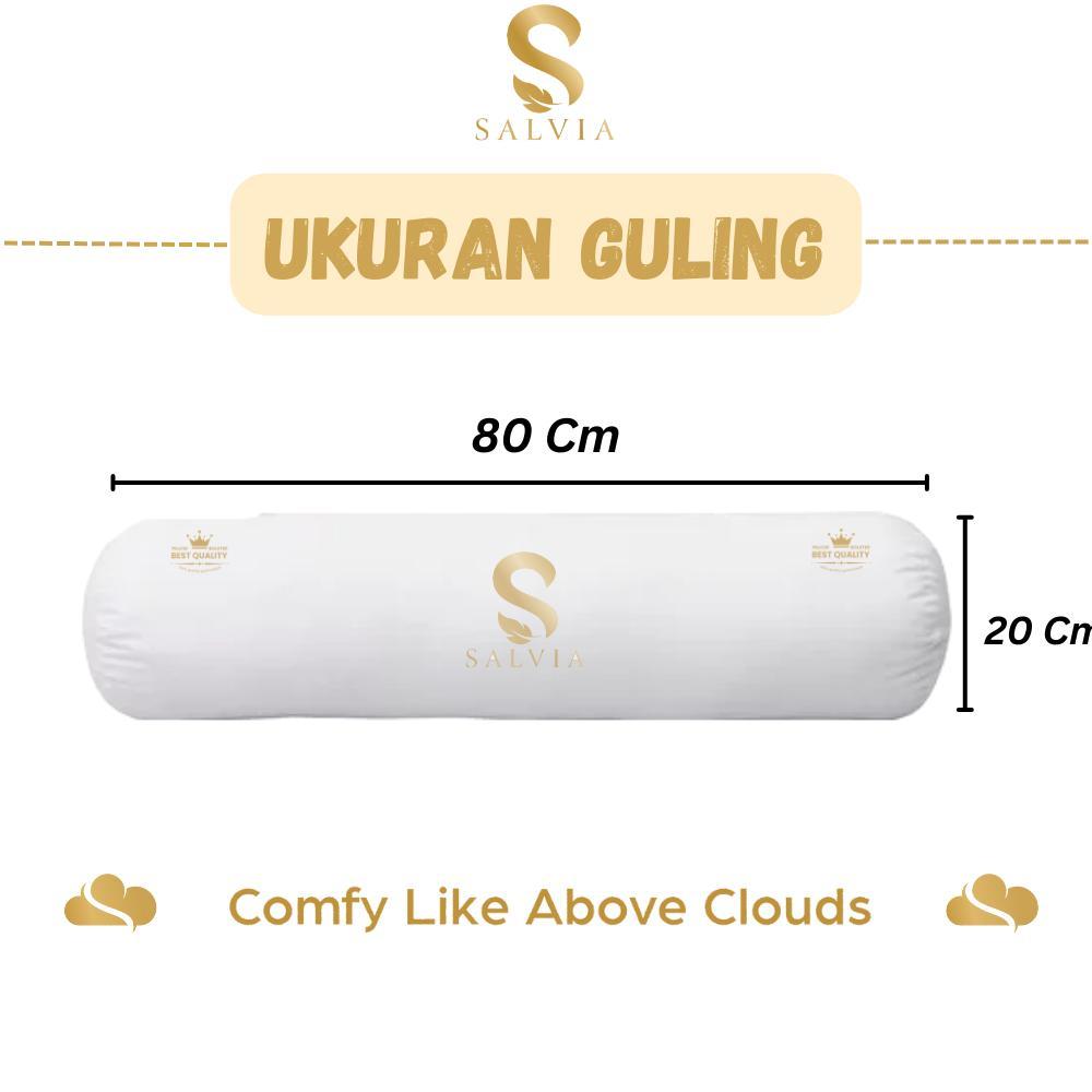 NEW PRODUCT Bantal Dan Guling 1 Set Premium Tidur Hotel 100% Isi SIlikon Paket Pillow Dan Bolster Em