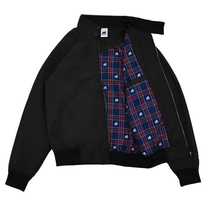 HARGA PRODUK House of Smith Harrington Jacket Hangor Black #6 - Jaket Harrington Pria Hitam HARGA PR