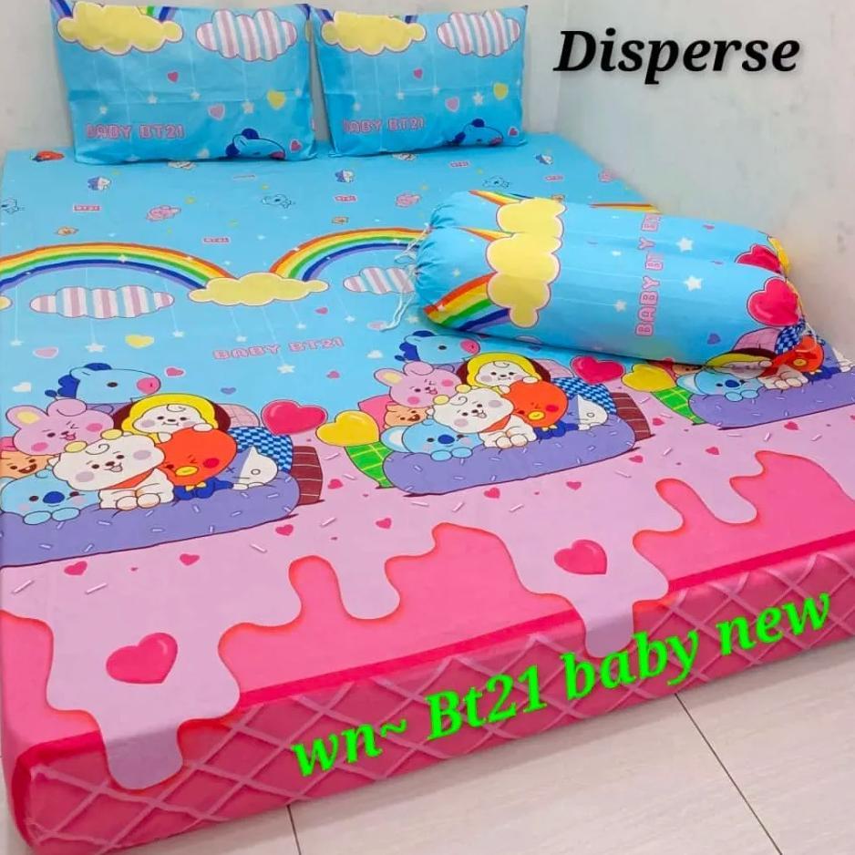 NEW SPREI SEPRAI HOMEMADE BEST SELLER MOTIF SAPI MILKY COW TAYO BTS BABY NEW KICKEY MOUSE [terbaik][