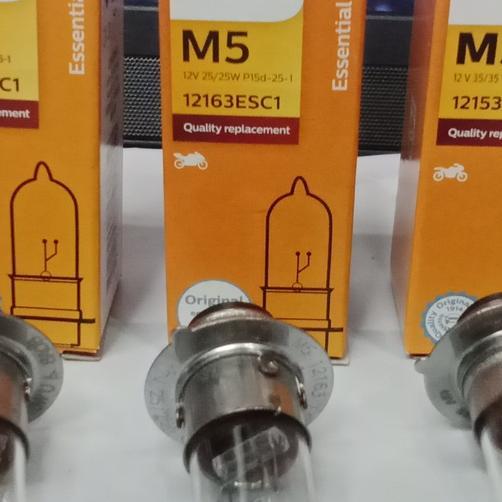 Bohlam Depan Philips M5 Original 18-35W Motor Bebek/Matic