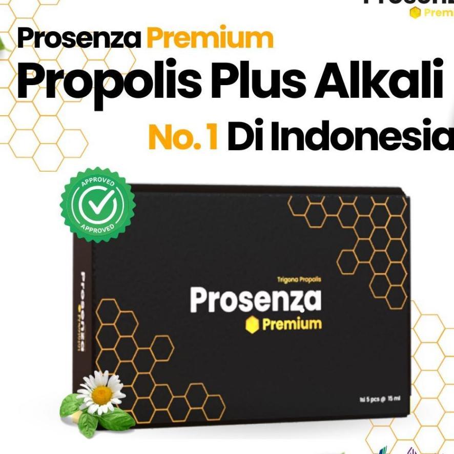 Propolis Prosenza Premium Plus Alkali 100% Original Obat Herbal Diabetes Asam Urat Kolesterol Dll