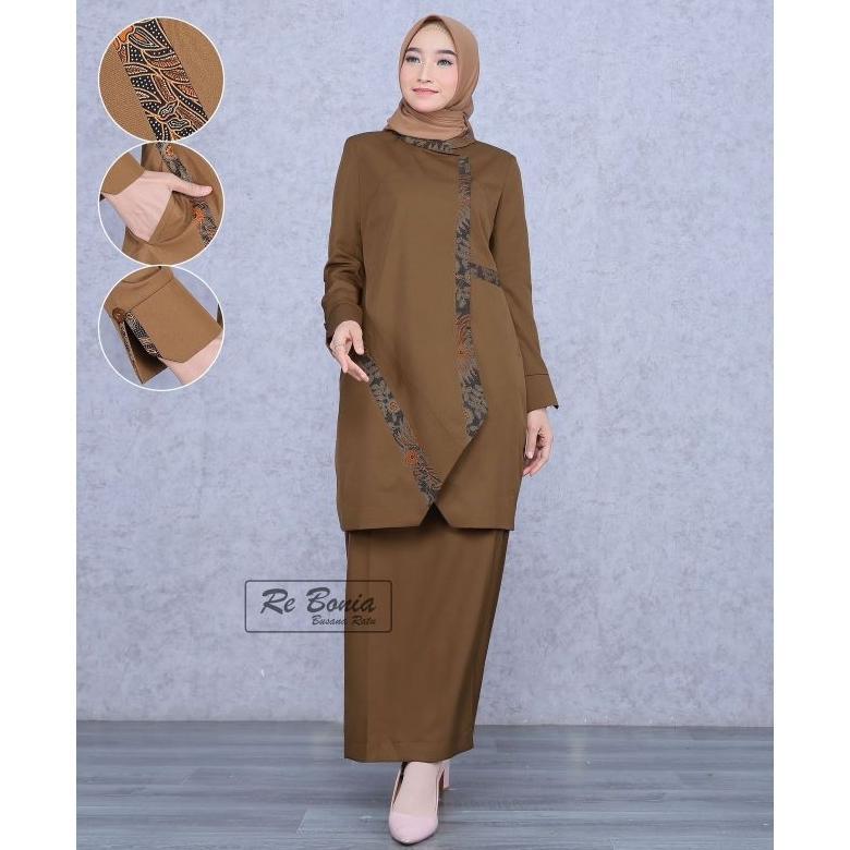Promo Seragam Re Bonia Baju Dinas Pns Kheki Tua Kombinasi Batik Seragam Pdh Kheki Tua Seragam Pns,As