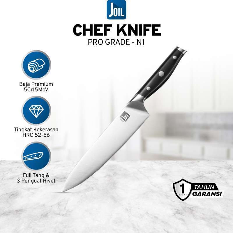 Joil Pisau Dapur Chef Knife Baja Stainless Steel Ng1