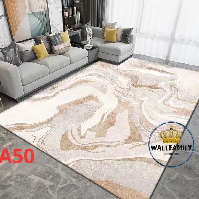 Karpet Lantai Eropa Import Polyester New Motif