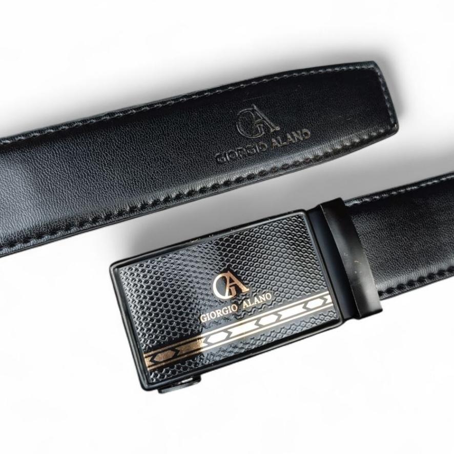 Belt Gesper Pria Import Original Giorgio Panjang 125 & 160 Cm | Sabuk Pria Rell Kulit Pu Import Jumb