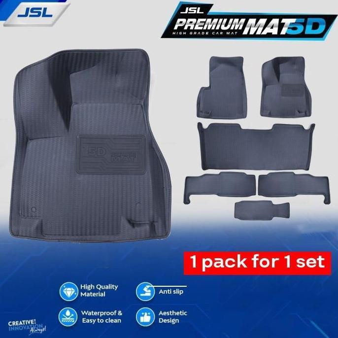 All New Rush Terios Karpet Mobil 5D Jsl Mat Model Diamond Terbatas