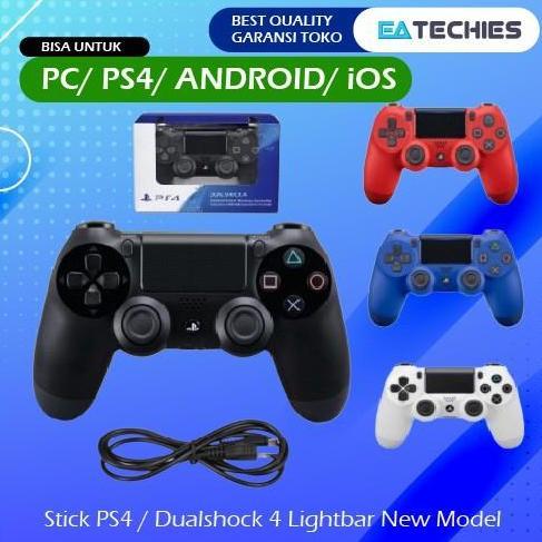 daramanual - stick ps4 wireless pc laptop android stik bluetooth op original pabrik