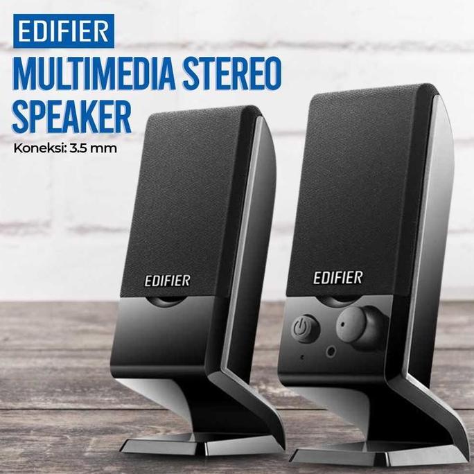 MORVENO Speaker Komputer Full Bass Stereo Multimedia Edifier