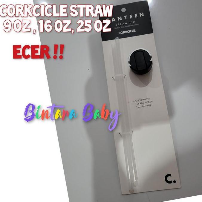 CORKCICLE CANTEEN STRAW CUP 9OZ 16OZ 25 OZ / Sedotan Corkcicle