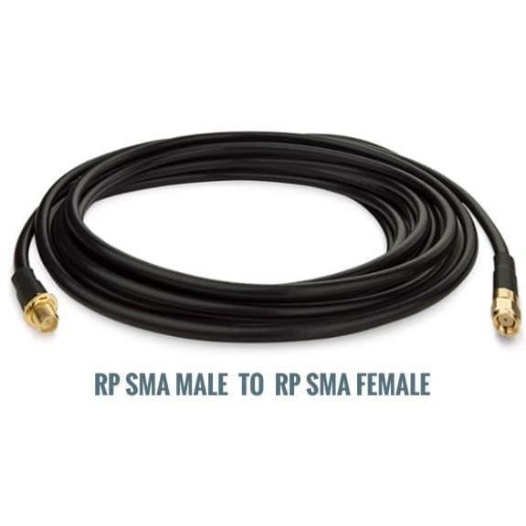 KABEL PIGTAIL EXTENTION RP-SMA MALE TO RP-SMA FEMALE RG 58 PROMO