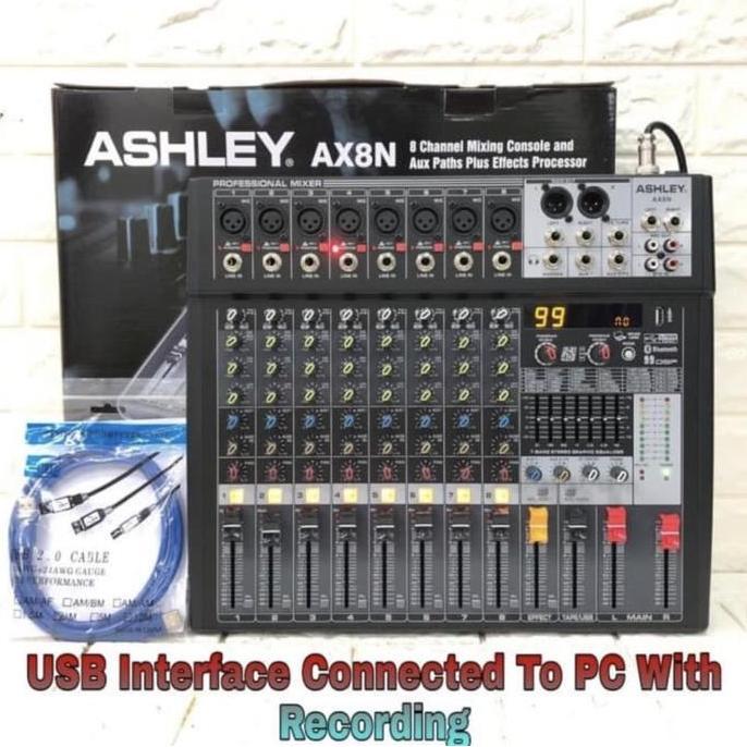 MIXER ASHLEY AX 8N BLUETOOTH OTIGINAL