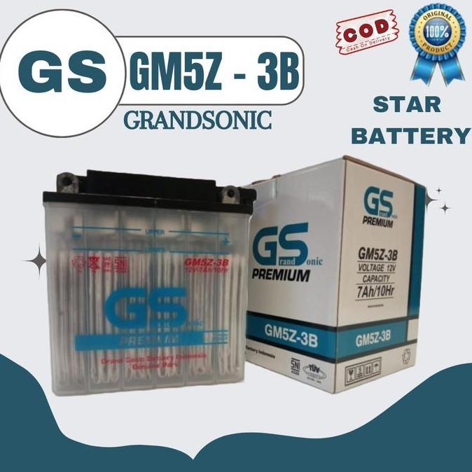 AKI MOTOR SUZUKI SHOGUN LAMA SHOGUN KEBO GM5Z-3B GS ACCU BASAH HARGA SPESIAL