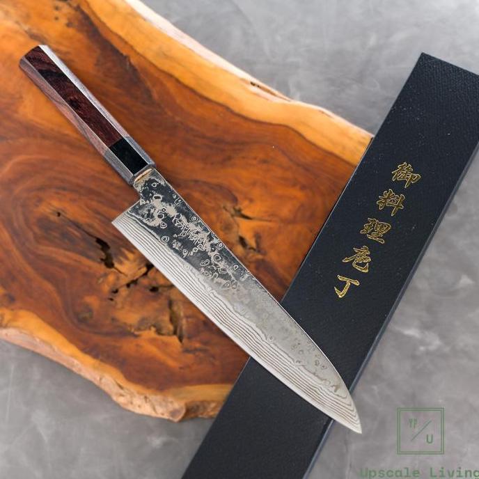 Japanese Knife Yoshida Hamono ZDP189 Damascus Gyuto 210mm