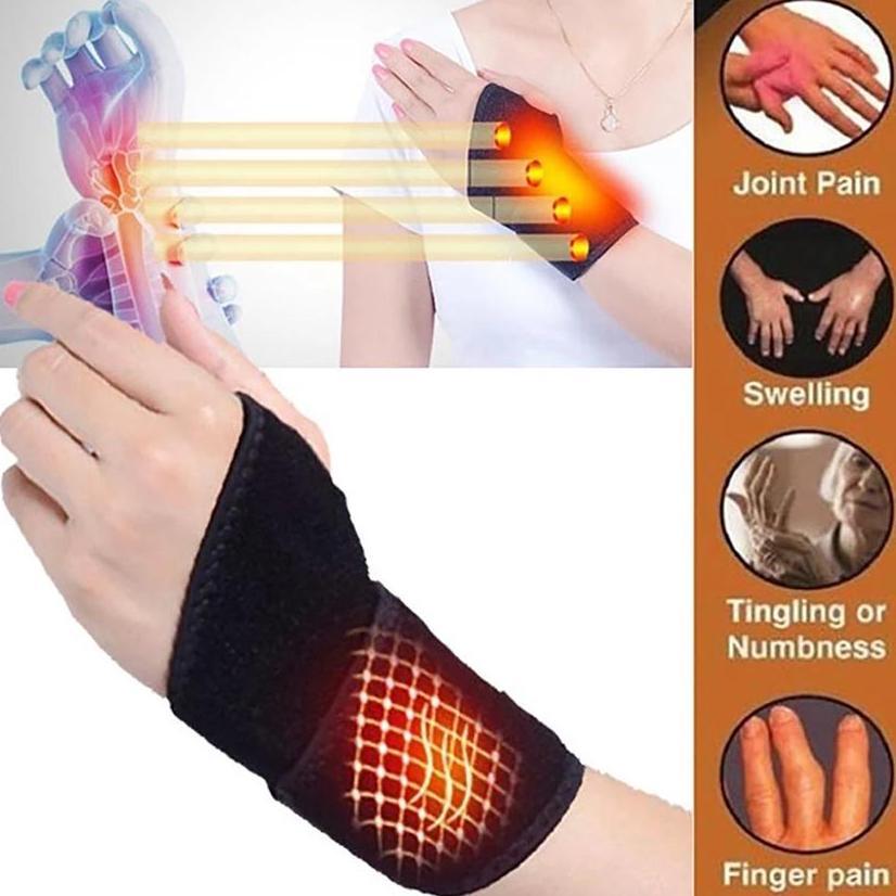 Alat Terapi Deker Pergelangan Tangan Magnetik Pelindung Wristband Deker Terapi Pelindung Pergelangan