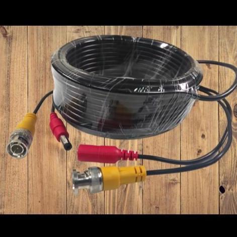 Var- Kabel Kamera Cctv 20M Lengkap Konektor Cctv Male - Female 20Meter