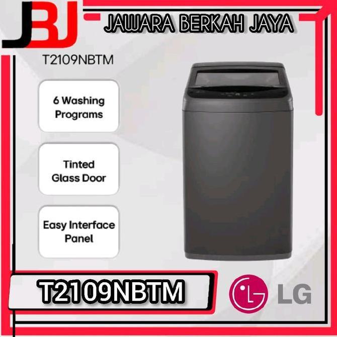 Mesin Cuci 9 kg LG T2109NBTM mesin cuci 1 tabung 9kg LG T2109 Mesin cuci Top loading Lg 9 kg