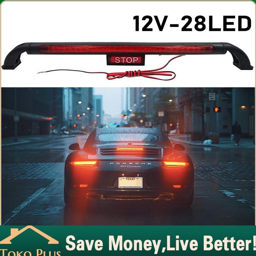 28LED lampu stop mobil Universal lampu rem atas lampu spoiler Lampu rem spoiler stop rem belakang mo