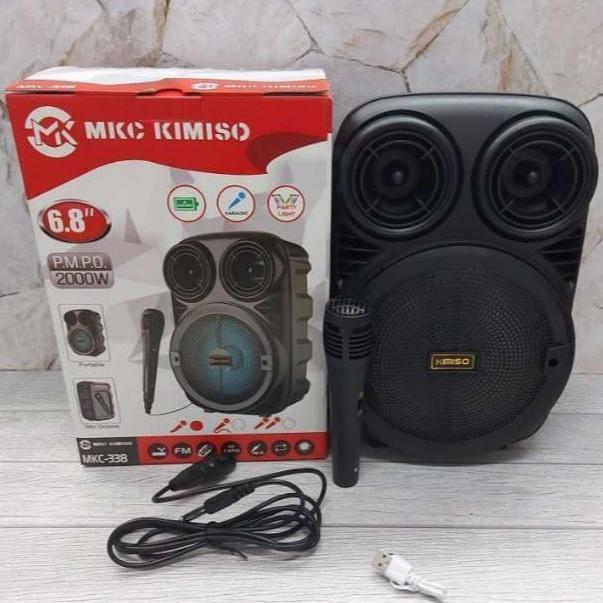 sale Speaker spiker wireless bluetooth KMS BP 3381 6.5 inch portable