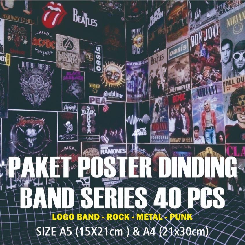 Poster Dinding Aesthetic | Poster Band Series
