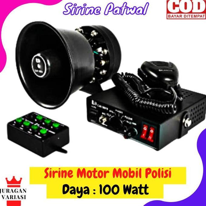 Toa Sirine Patwal Mobil Motor Polisi Modul Whelen CJB100A 100 watt