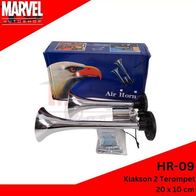 KLAKSON ANGIN 2 CORONG / AIRHORN SET 2 TEROMPET 24 VOLT