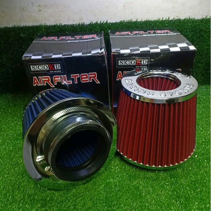 Open Filter Simota Universal..Air Filter Racing Mobil Modifikasi Universal.Filter Racing 3Inch Origi