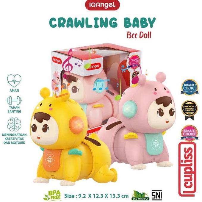 IQANGEL Crawling Baby Doll IQ0707 Mainan Edukasi Anak IQ Angel