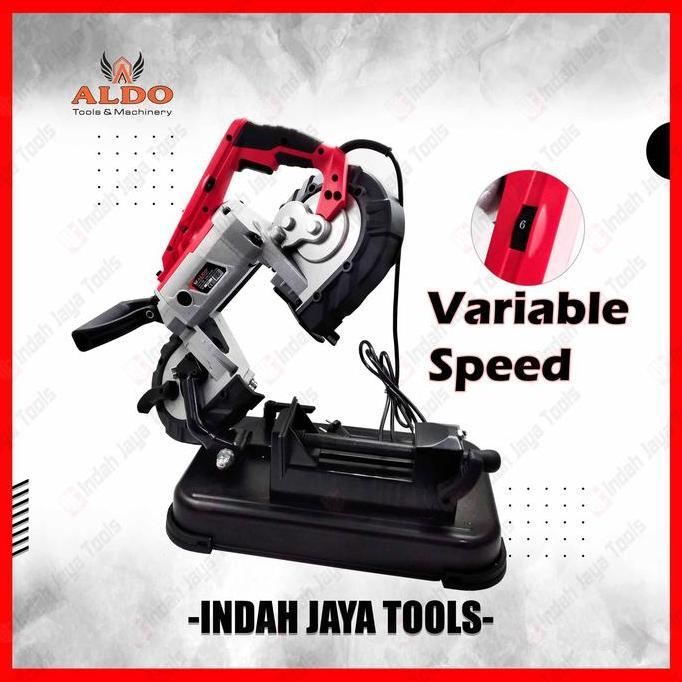 Terlaris Aldo 2103 Mesin Bandsaw Potong Besi Metal Gergaji Duduk Band Saw Pita