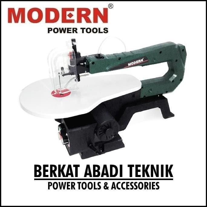 Terlaris Modern M-400 A Scroll Saw 16" Gergaji Triplek Ukir Jigsaw Duduk Mesin