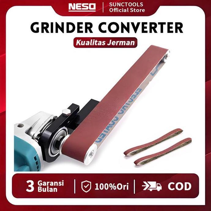 READY JERMAN NESO Top Adapter Belt Sander Mini DIY Mesin Giling Pemoles Sabuk Ampelas Penggiling Sud